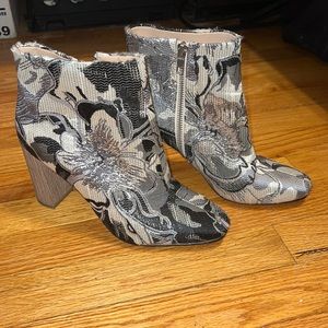 Boot heels, beautiful flower pattern